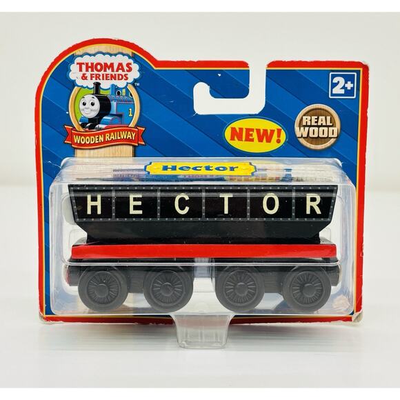 Thomas Wooden Railway Hector Coal Hopper Truck Train LC99048 New Sealed - Picture 1 of 6